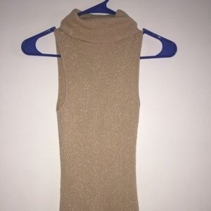Bebe sleeveless turtle neck